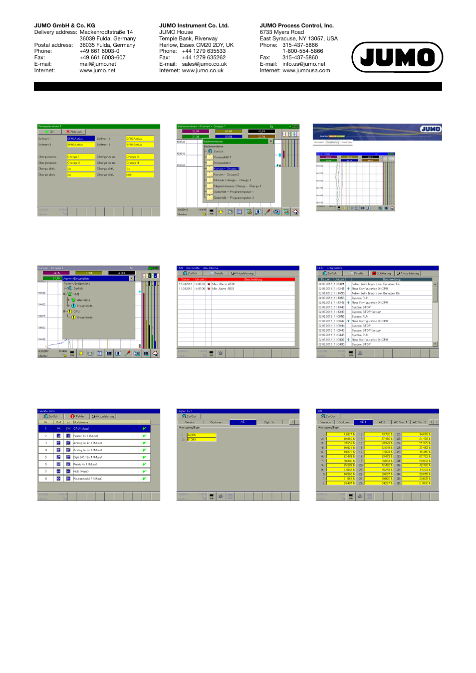 JUMO 705060 mTRON T - Multifunction Panel 840 Data Sheet User Manual | Page 3 / 13