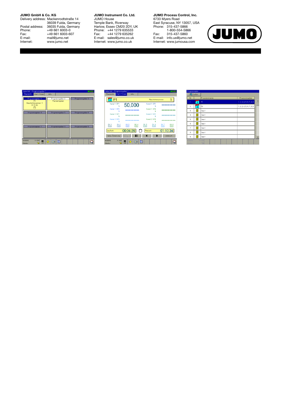 Program generator (option) | JUMO 705060 mTRON T - Multifunction Panel 840 Data Sheet User Manual | Page 5 / 13