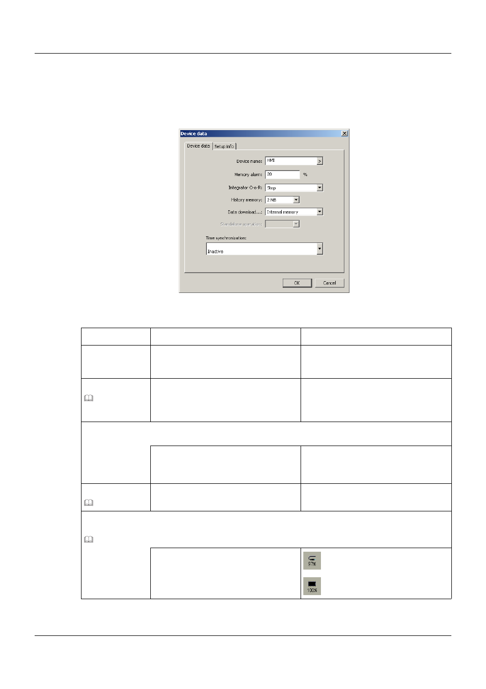 3 device data, 1 device data, Device data | 13 configuration | JUMO 705060 mTRON T - Multifunction Panel 840 Operating Manual User Manual | Page 121 / 272
