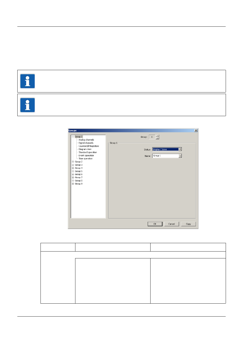 11 groups, 13 configuration | JUMO 705060 mTRON T - Multifunction Panel 840 Operating Manual User Manual | Page 149 / 272