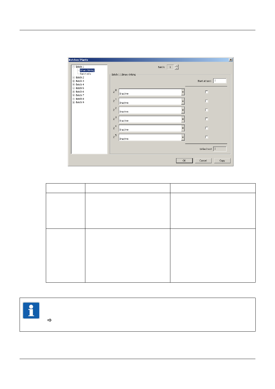 1 binary linking, 1binary linking, 13 configuration | JUMO 705060 mTRON T - Multifunction Panel 840 Operating Manual User Manual | Page 168 / 272