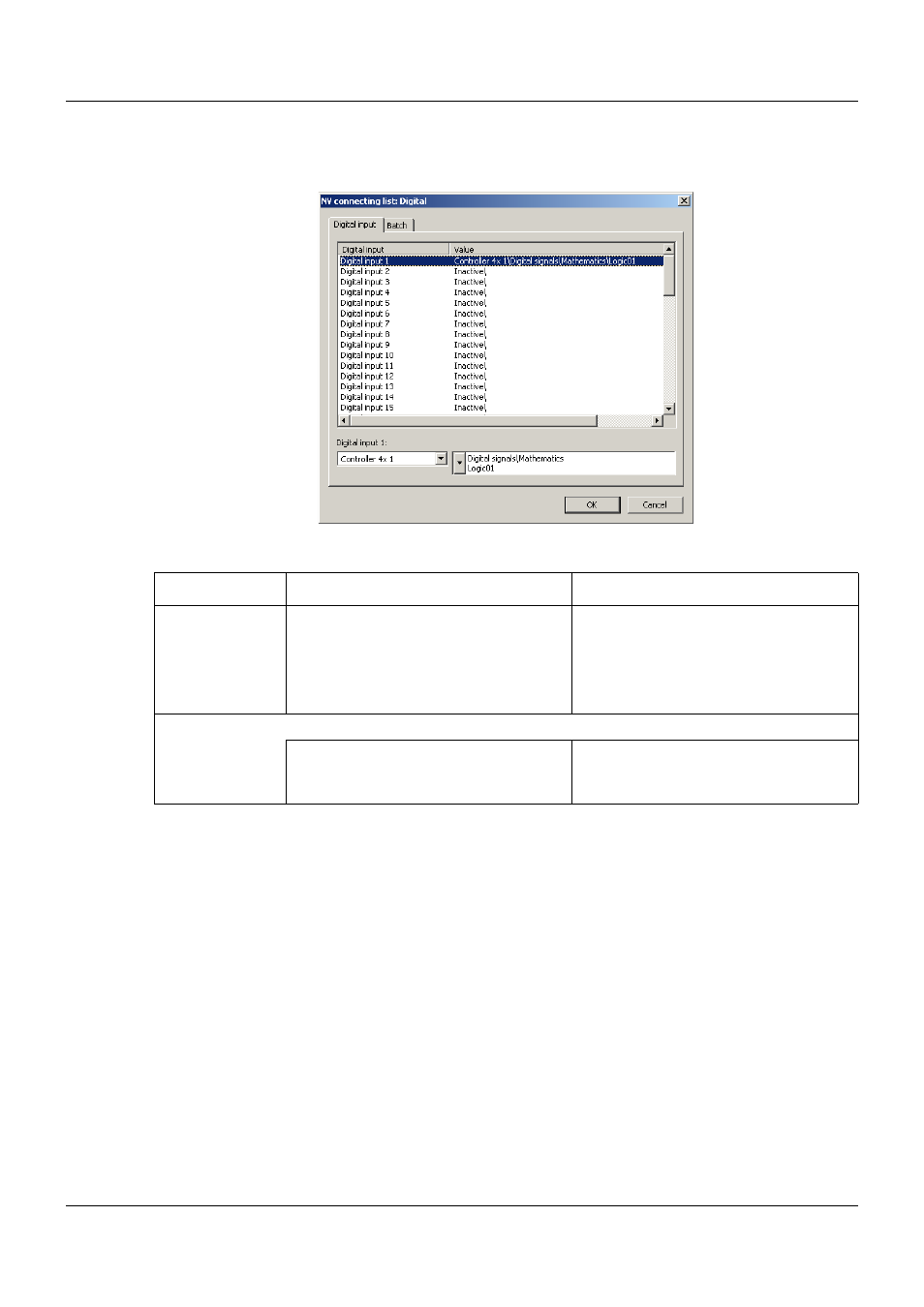 2 nv connecting lists: digital, 2nv connecting lists: digital, 13 configuration | JUMO 705060 mTRON T - Multifunction Panel 840 Operating Manual User Manual | Page 193 / 272