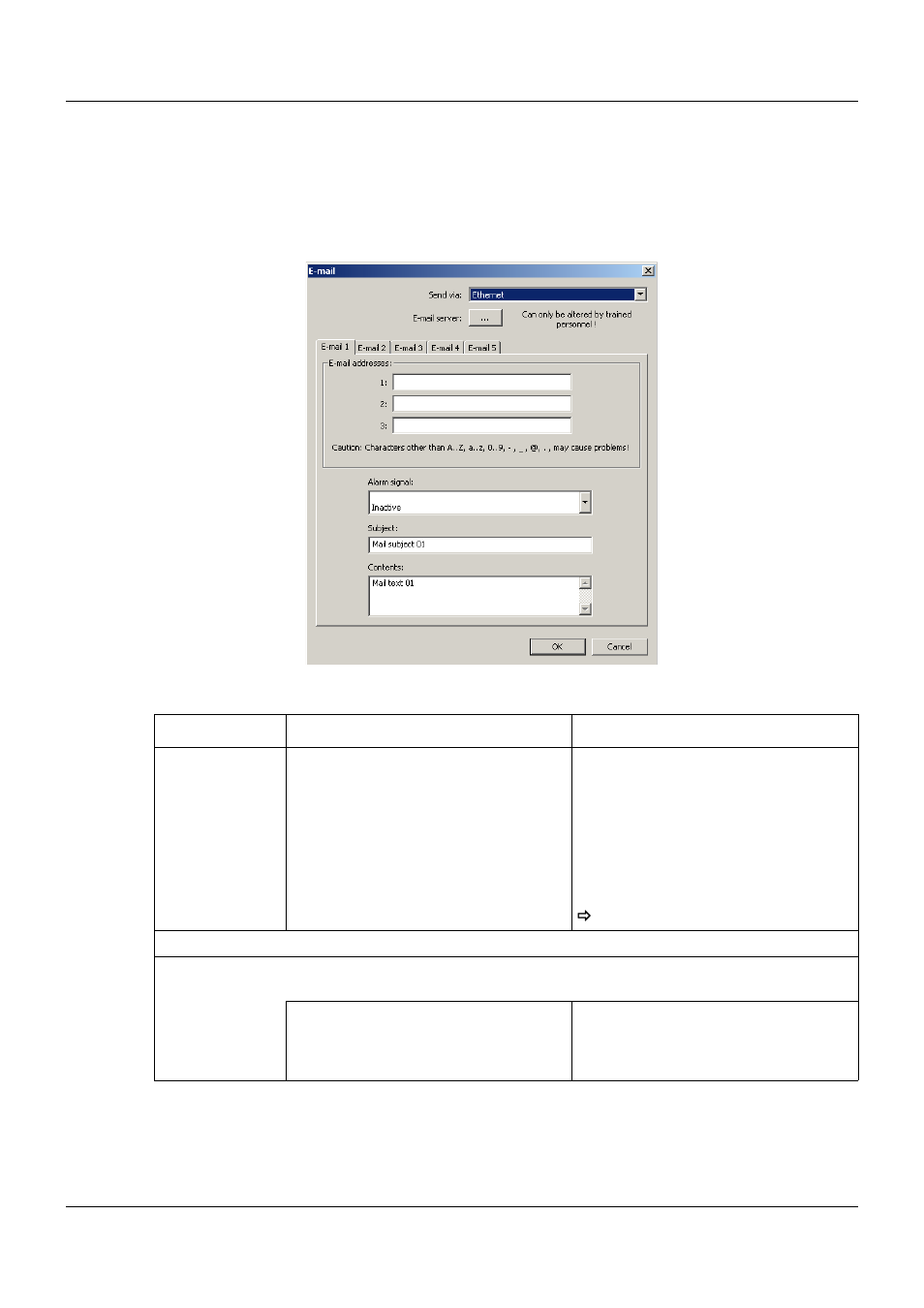 3 e-mail, E-mail, 14 configuration – in setup program only | JUMO 705060 mTRON T - Multifunction Panel 840 Operating Manual User Manual | Page 207 / 272