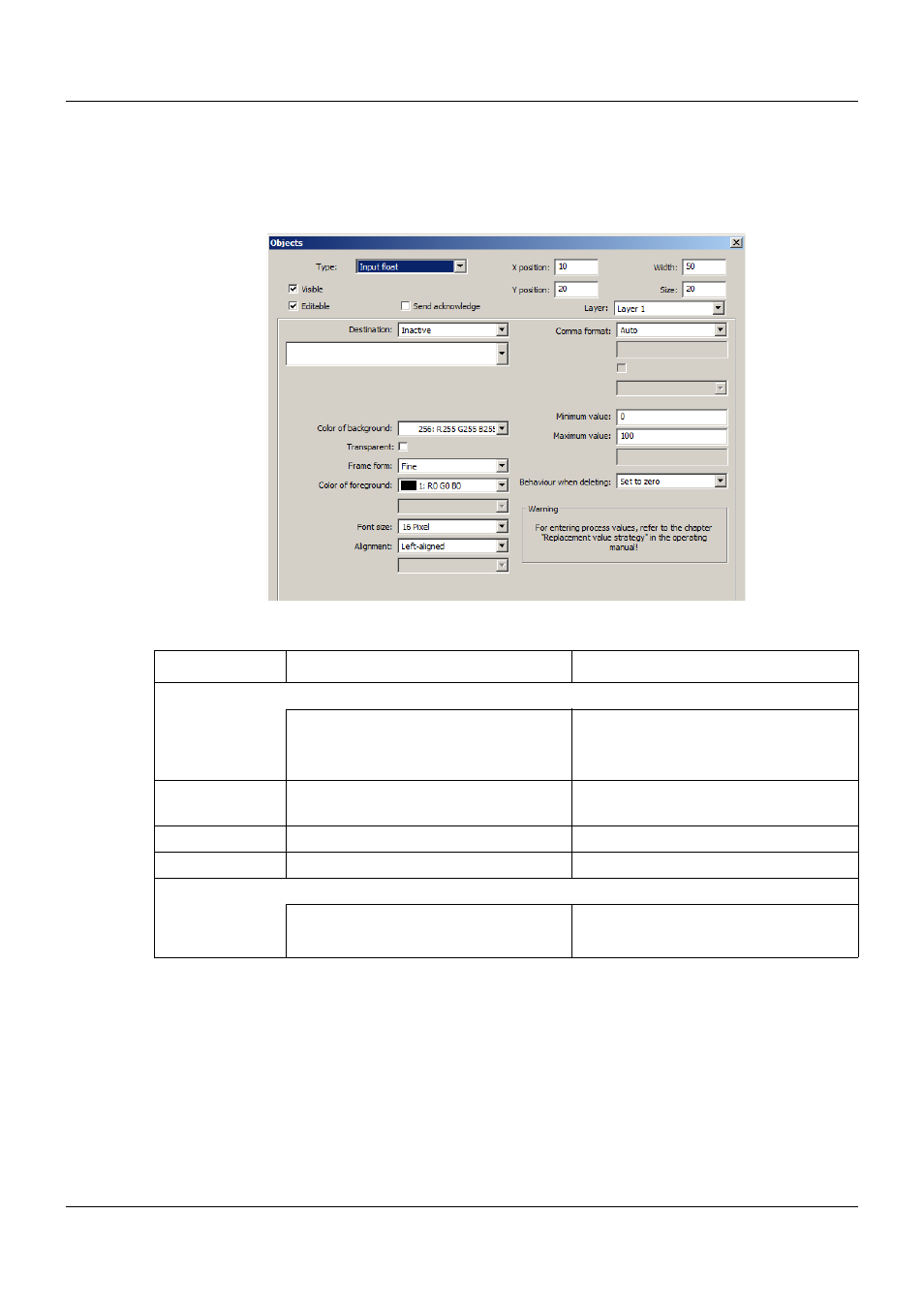 8 input objects, 14 configuration – in setup program only | JUMO 705060 mTRON T - Multifunction Panel 840 Operating Manual User Manual | Page 232 / 272