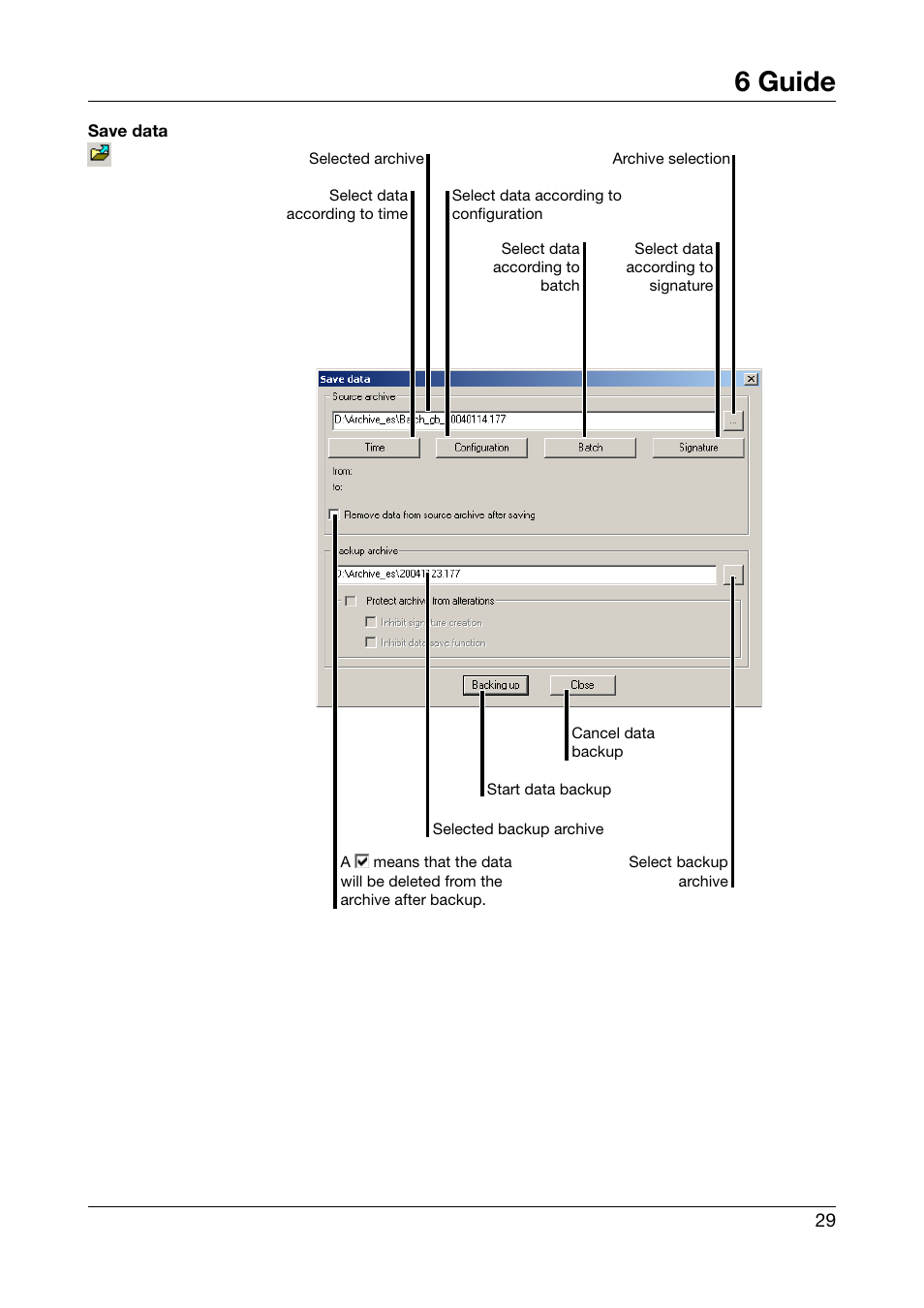 6 guide | JUMO PCA3000 PC Evaluation Software User Manual | Page 29 / 94