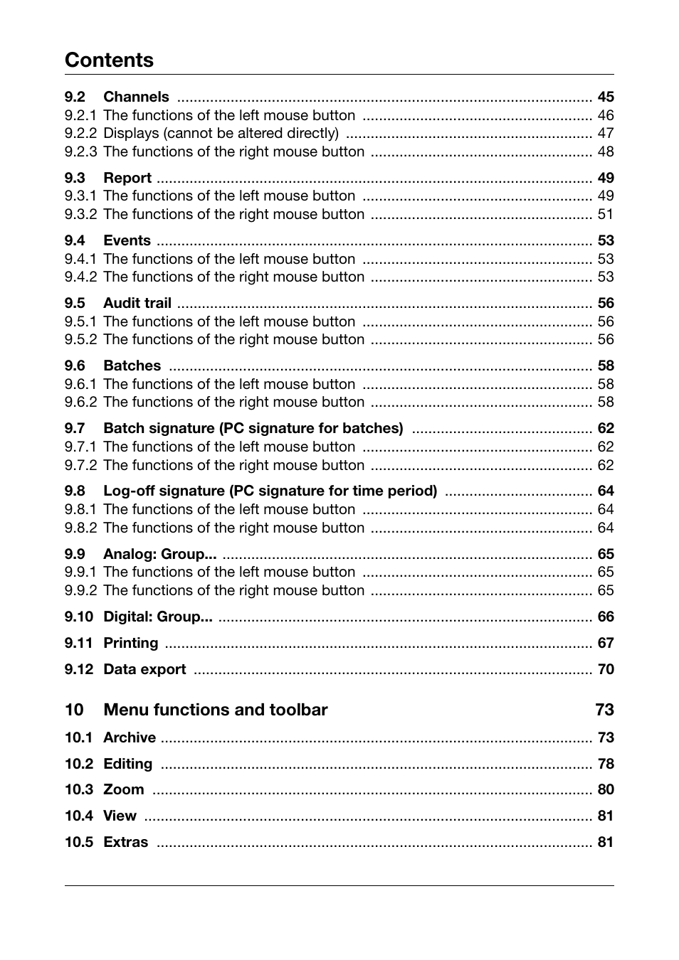 JUMO PCA3000 PC Evaluation Software User Manual | Page 4 / 94