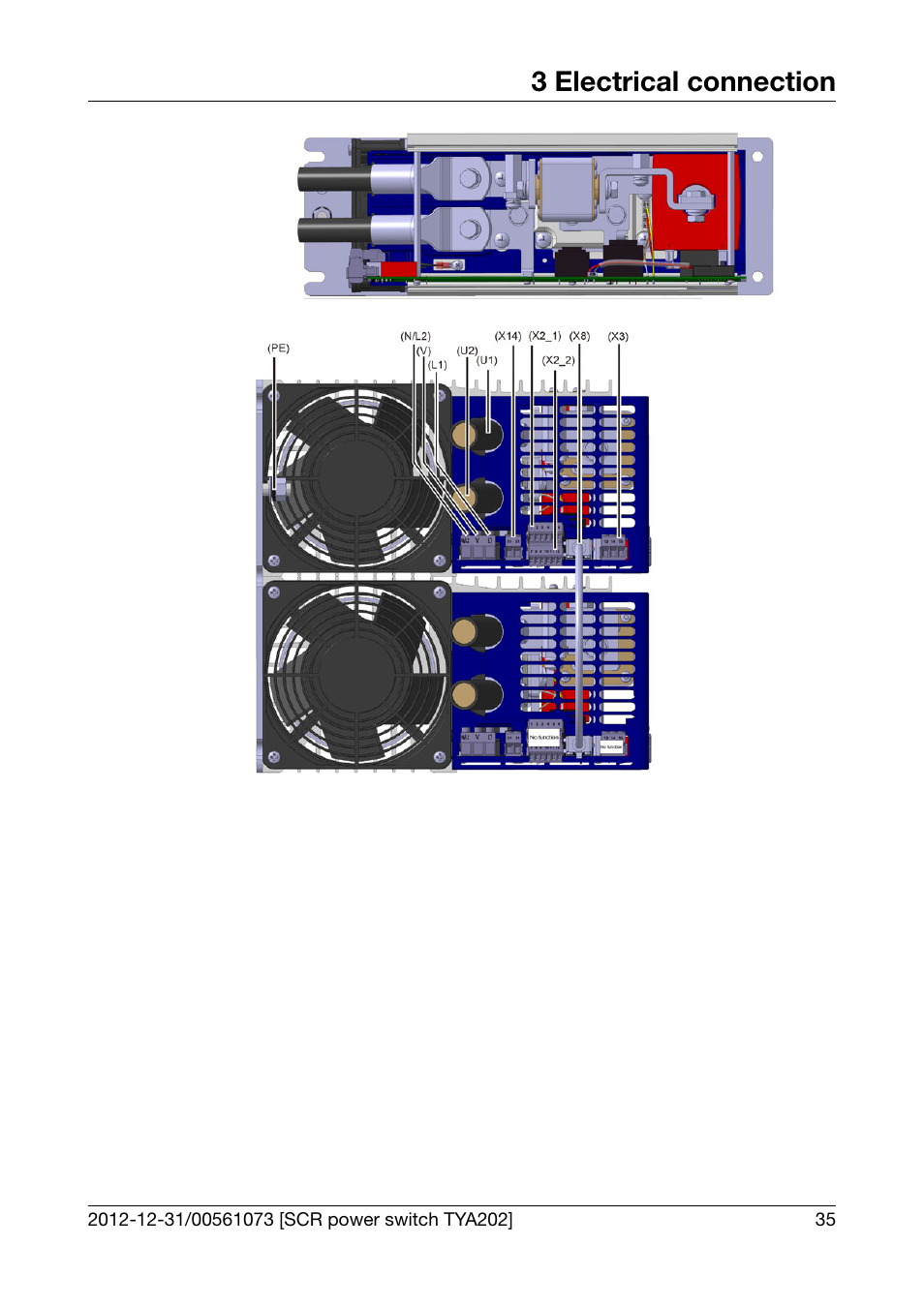 3 electrical connection | JUMO 709062 TYA 202 - Three-Phase Power Controller Operating Manual User Manual | Page 37 / 112