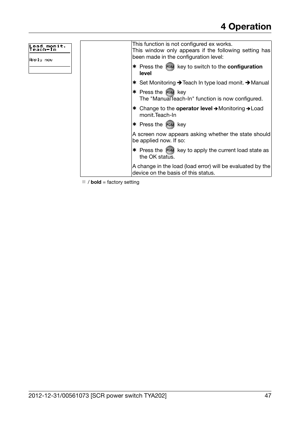 4 operation | JUMO 709062 TYA 202 - Three-Phase Power Controller Operating Manual User Manual | Page 49 / 112