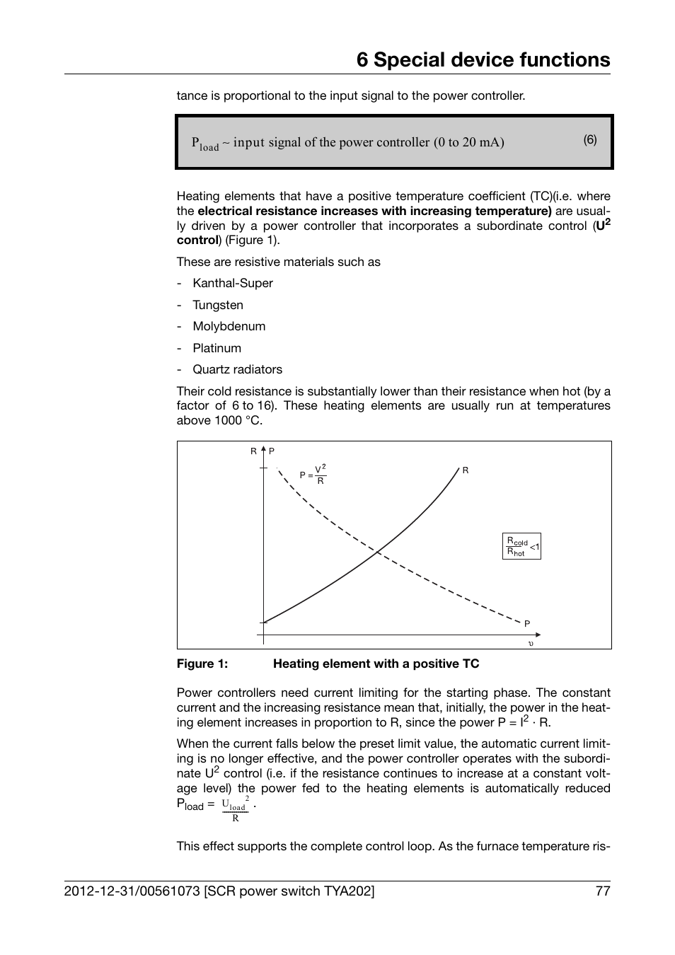 6 special device functions | JUMO 709062 TYA 202 - Three-Phase Power Controller Operating Manual User Manual | Page 79 / 112