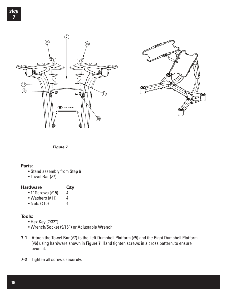 Step 7 | Bowflex SelectTect BDS1642 User Manual | Page 10 / 12