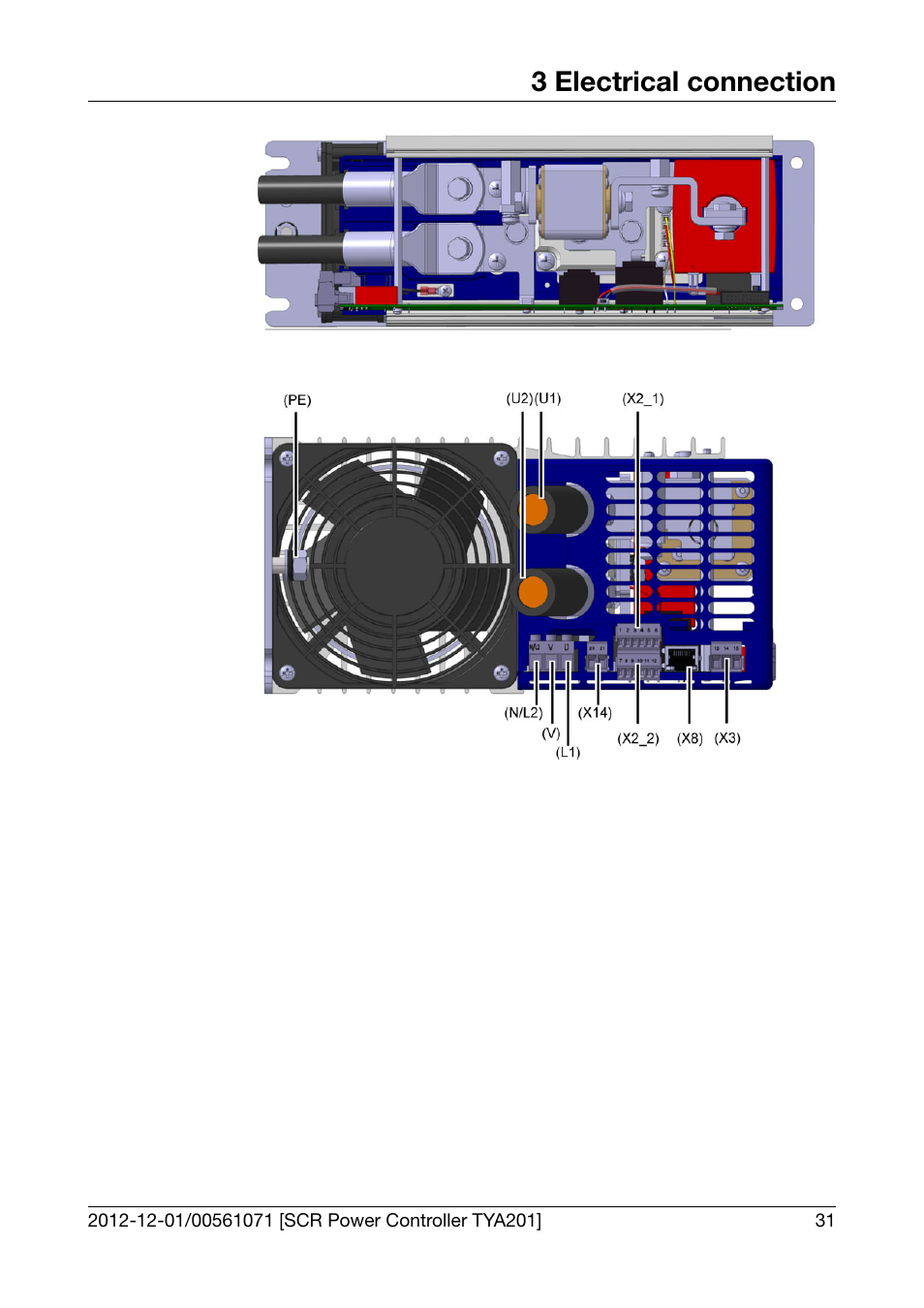 3 electrical connection | JUMO 709061 TYA 201 - Single-Phase Power Controller Operating Manual User Manual | Page 33 / 112