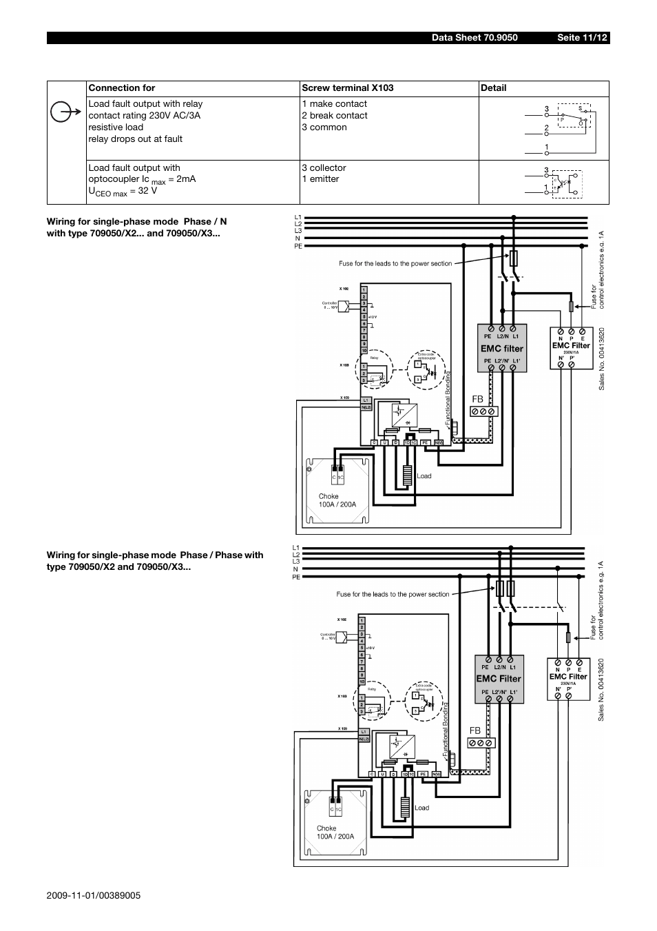 JUMO 709050 IPC IGBT Power Converter Data Sheet User Manual | Page 11 / 12