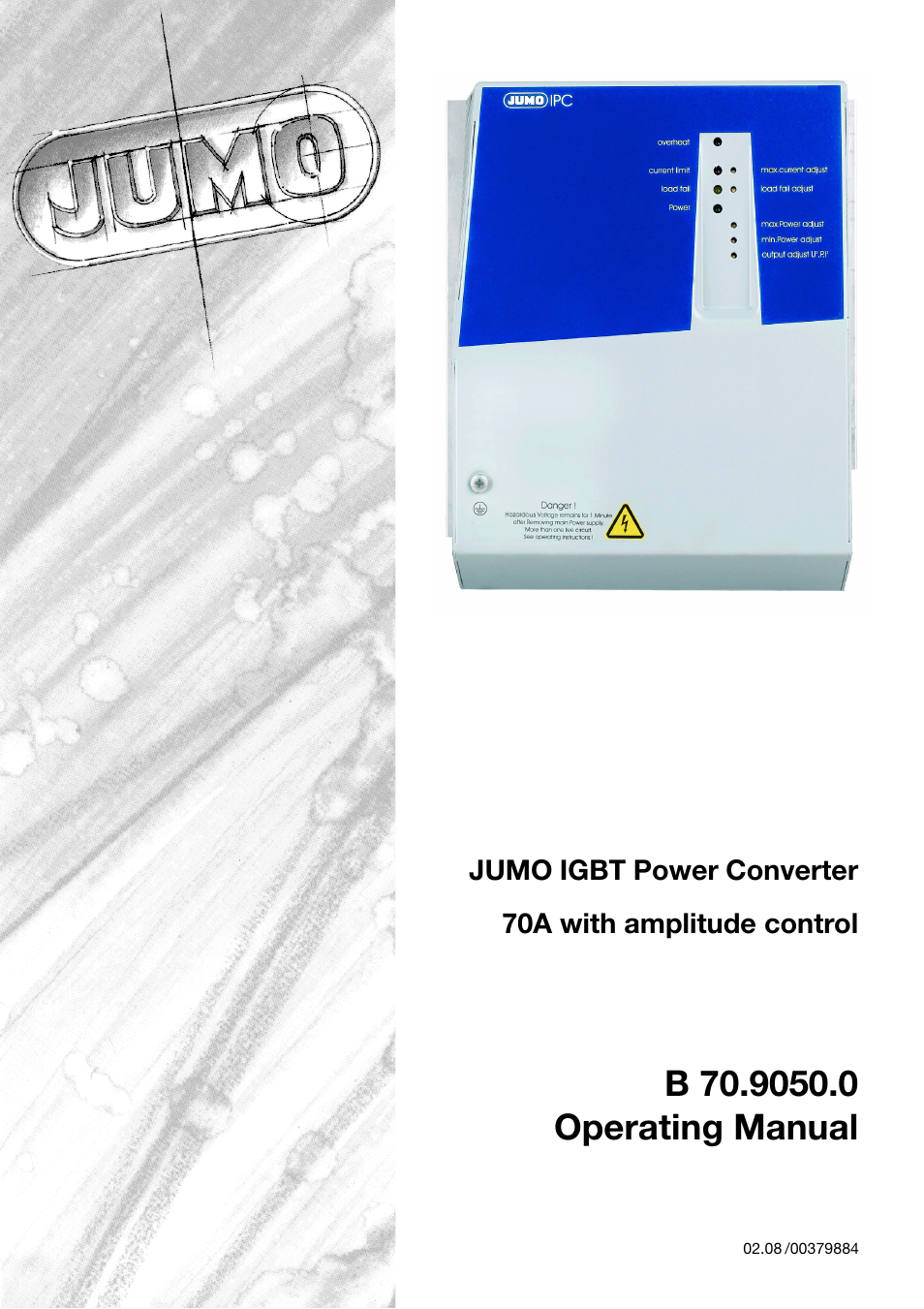 JUMO 709050 IPC IGBT Power Converter IPC 70A Operating Manual User Manual | 48 pages