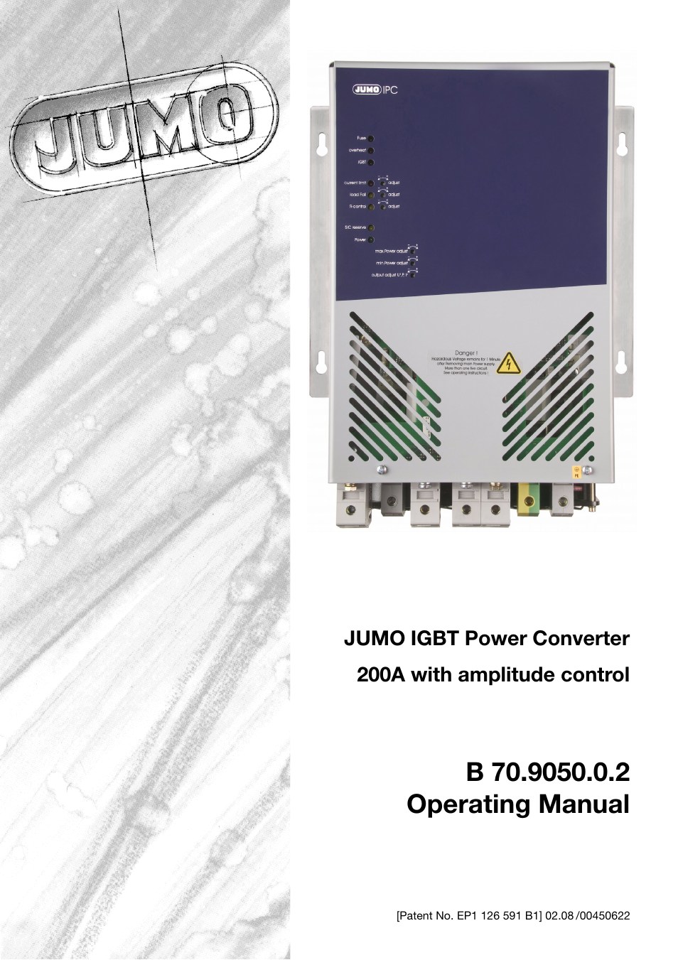 JUMO 709050 IPC IGBT Power Converter IPC 200A Operating Manual User Manual | 52 pages