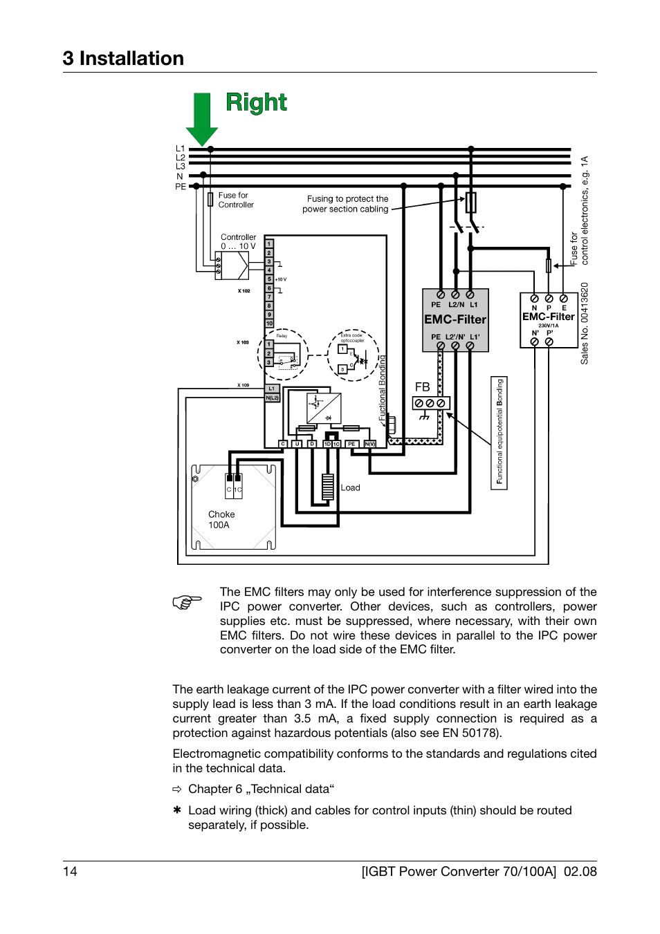 3 installation | JUMO 709050 IPC IGBT Power Converter IPC 70/100A Operating Manual User Manual | Page 14 / 52