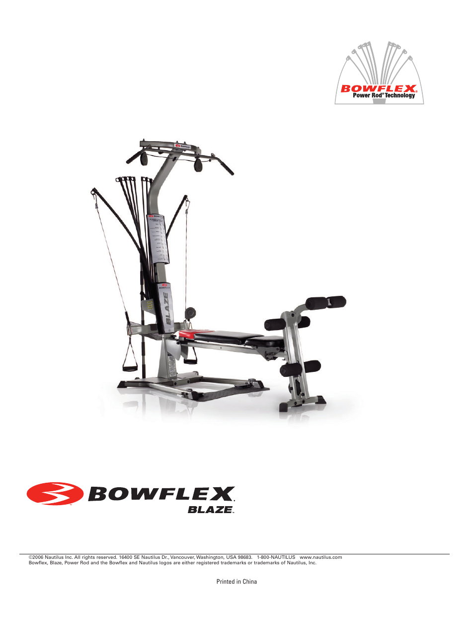 Bowflex Blaze Home Gym User Manual | Page 80 / 80