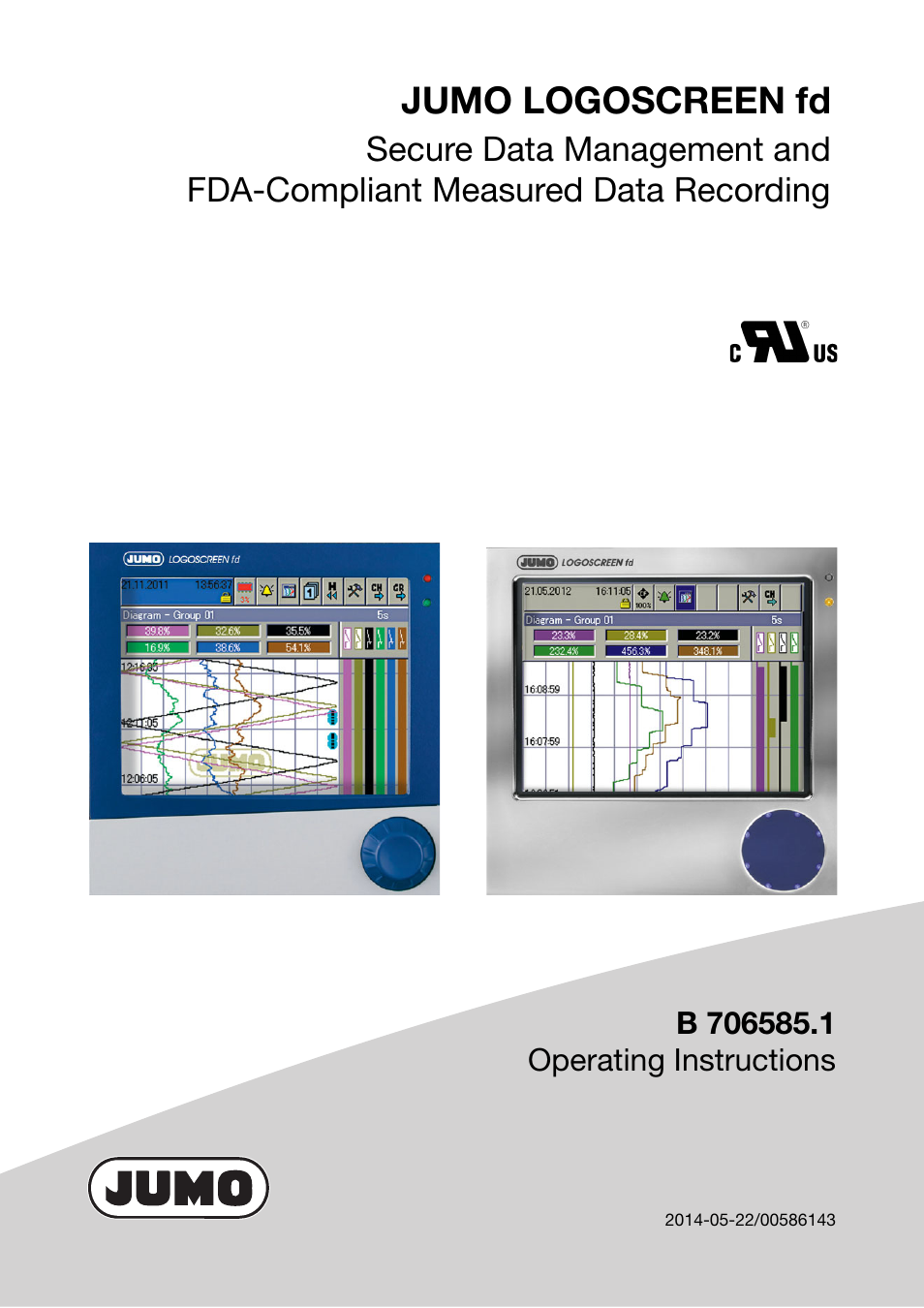 JUMO 706585 LOGOSCREEN fd Operating Instructions User Manual | 108 pages