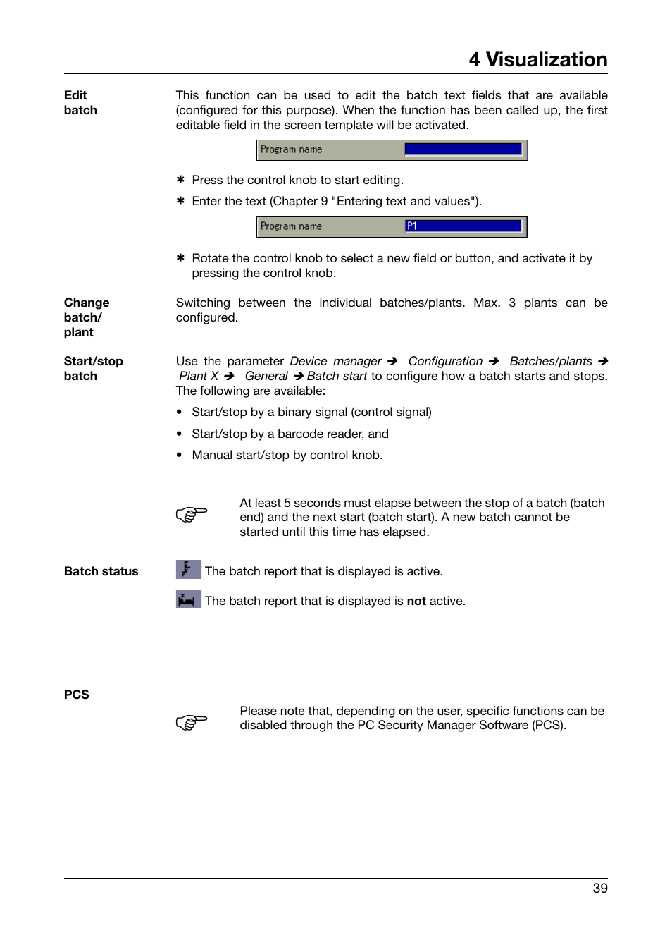 4 visualization | JUMO 706585 LOGOSCREEN fd Operating Instructions User Manual | Page 39 / 108