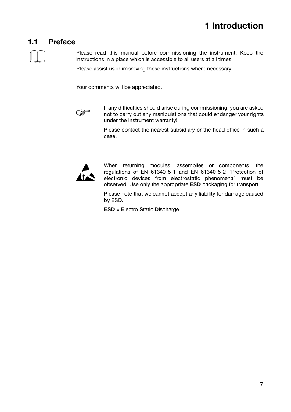 1 introduction, 1 preface, Introduction | Preface | JUMO 706585 LOGOSCREEN fd Operating Instructions User Manual | Page 7 / 108