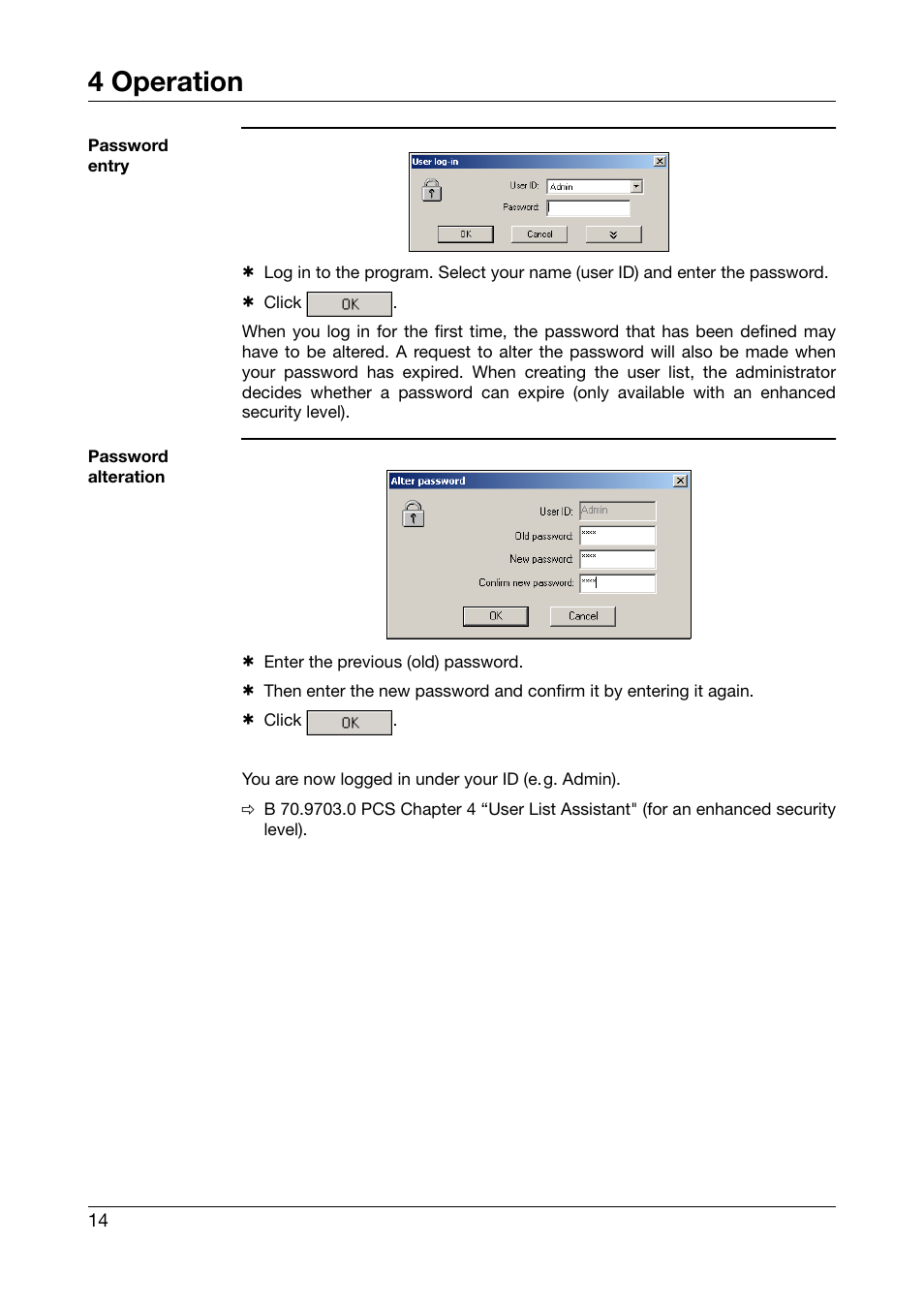 4 operation | JUMO PCA Communications Software PCC (B 70.9702.0) User Manual | Page 14 / 98