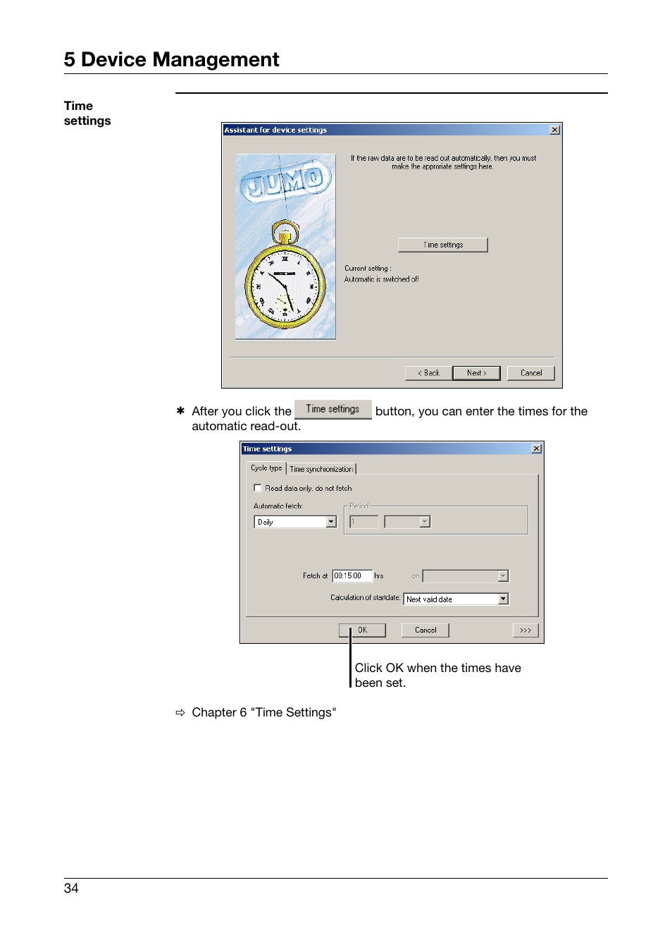 5 device management | JUMO PCA Communications Software PCC (B 70.9702.0) User Manual | Page 34 / 98