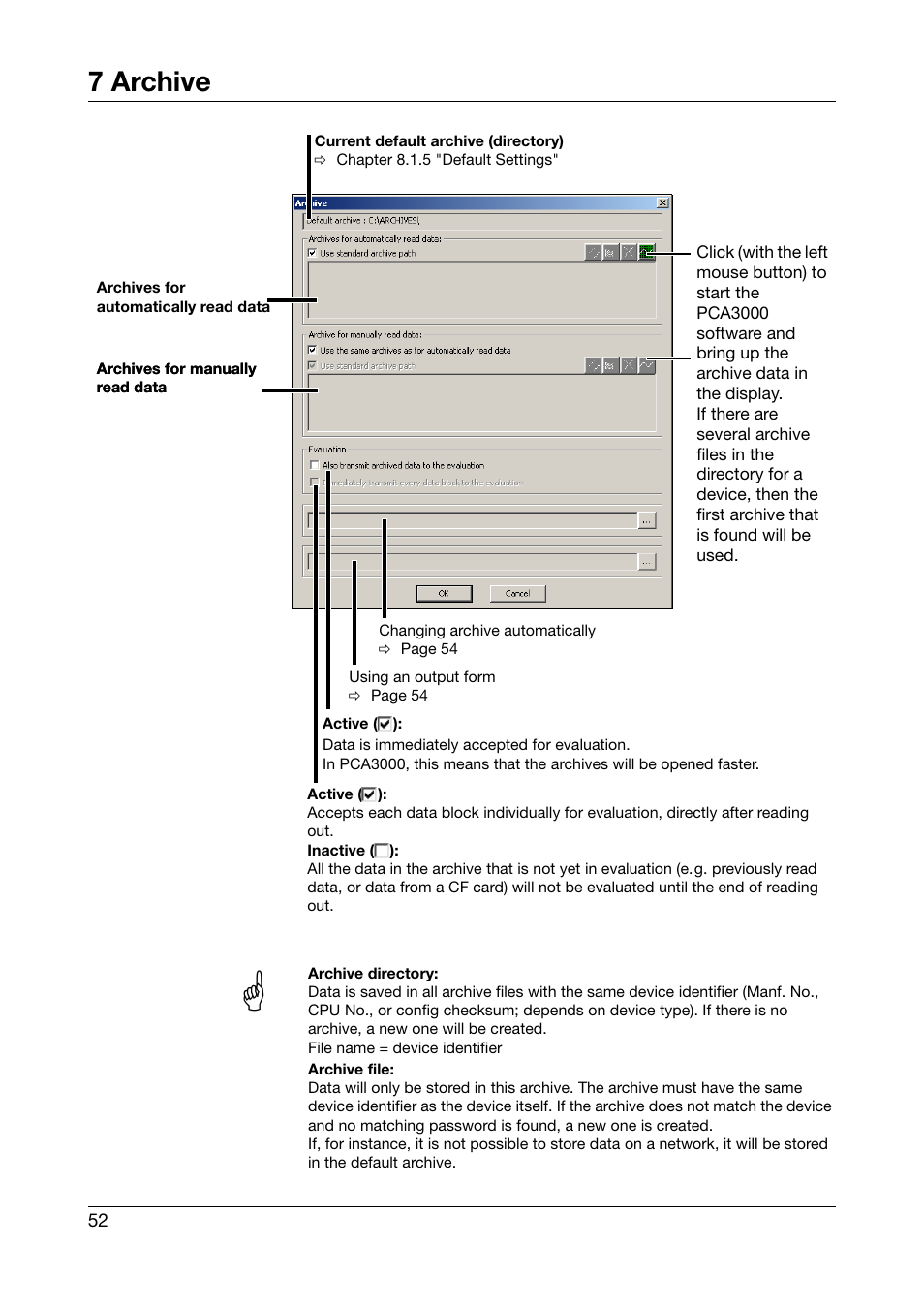 7 archive | JUMO PCA Communications Software PCC (B 70.9702.0) User Manual | Page 52 / 98