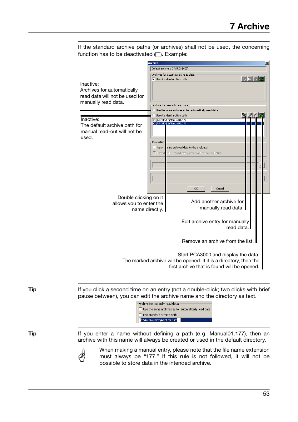 7 archive | JUMO PCA Communications Software PCC (B 70.9702.0) User Manual | Page 53 / 98