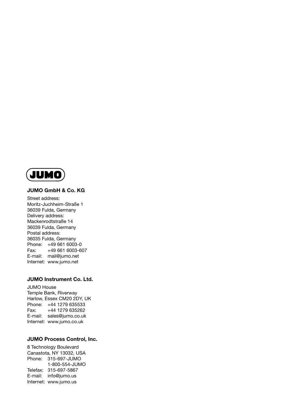 JUMO PCA Communications Software PCC (B 70.9702.0) User Manual | Page 98 / 98