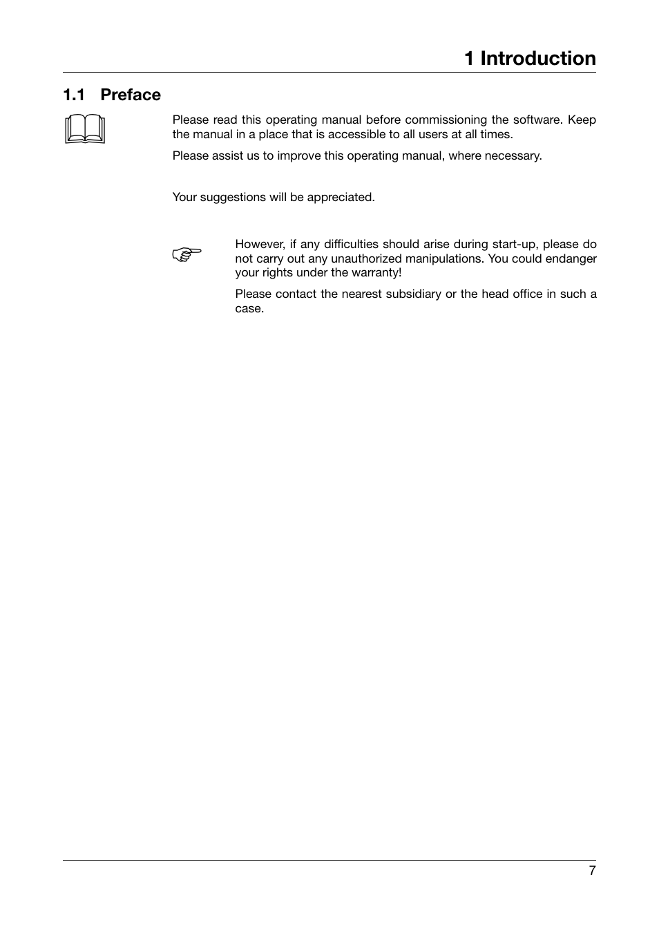 1 introduction, 1 preface, Introduction | Preface | JUMO PC Security Manager Software PCS (B 70.9703.0) User Manual | Page 7 / 74