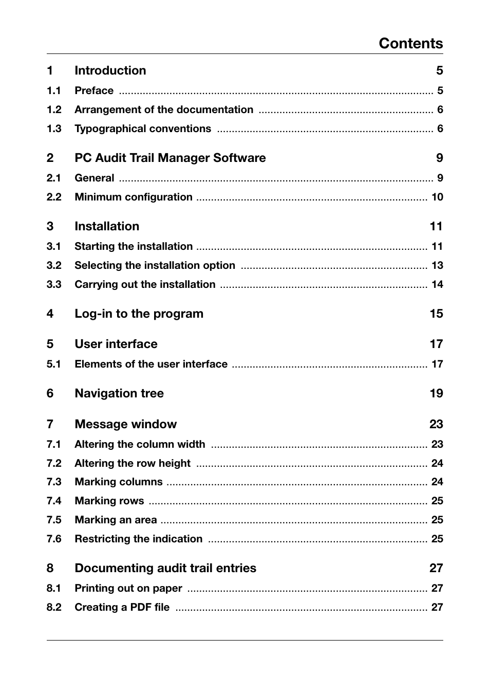 JUMO PC Audit Trail Manager Software PCAT (B 70.9704.0) User Manual | Page 3 / 44