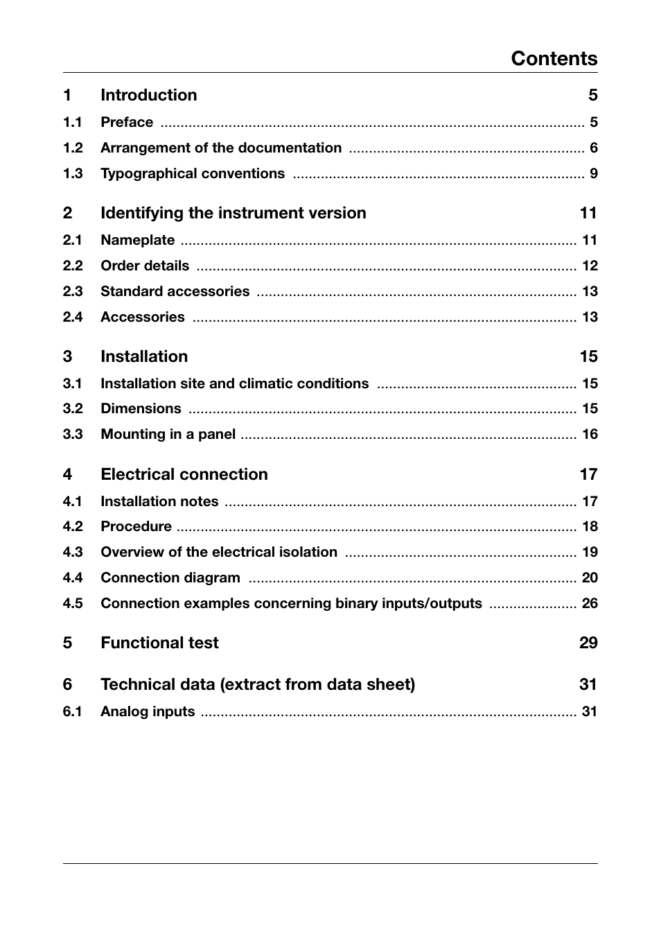 JUMO 706585 LOGOSCREEN fd Recorder with diecast zinc front Installation Instructions User Manual | Page 3 / 40