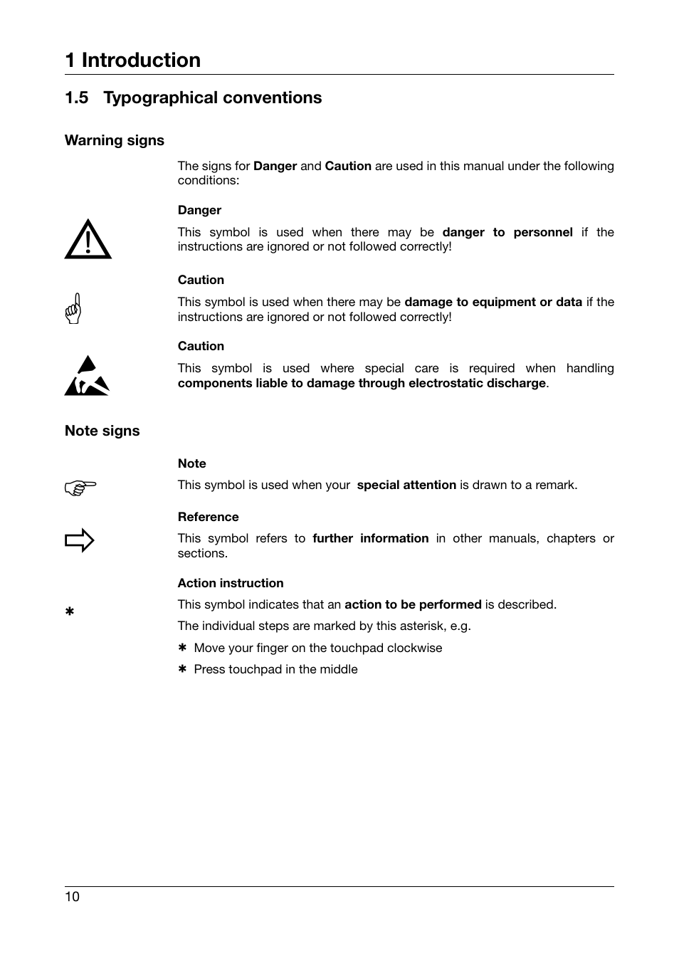 5 typographical conventions, Typographical conventions | JUMO 706585 LOGOSCREEN fd Recorder with stainless steel front Installation Instructions User Manual | Page 10 / 52