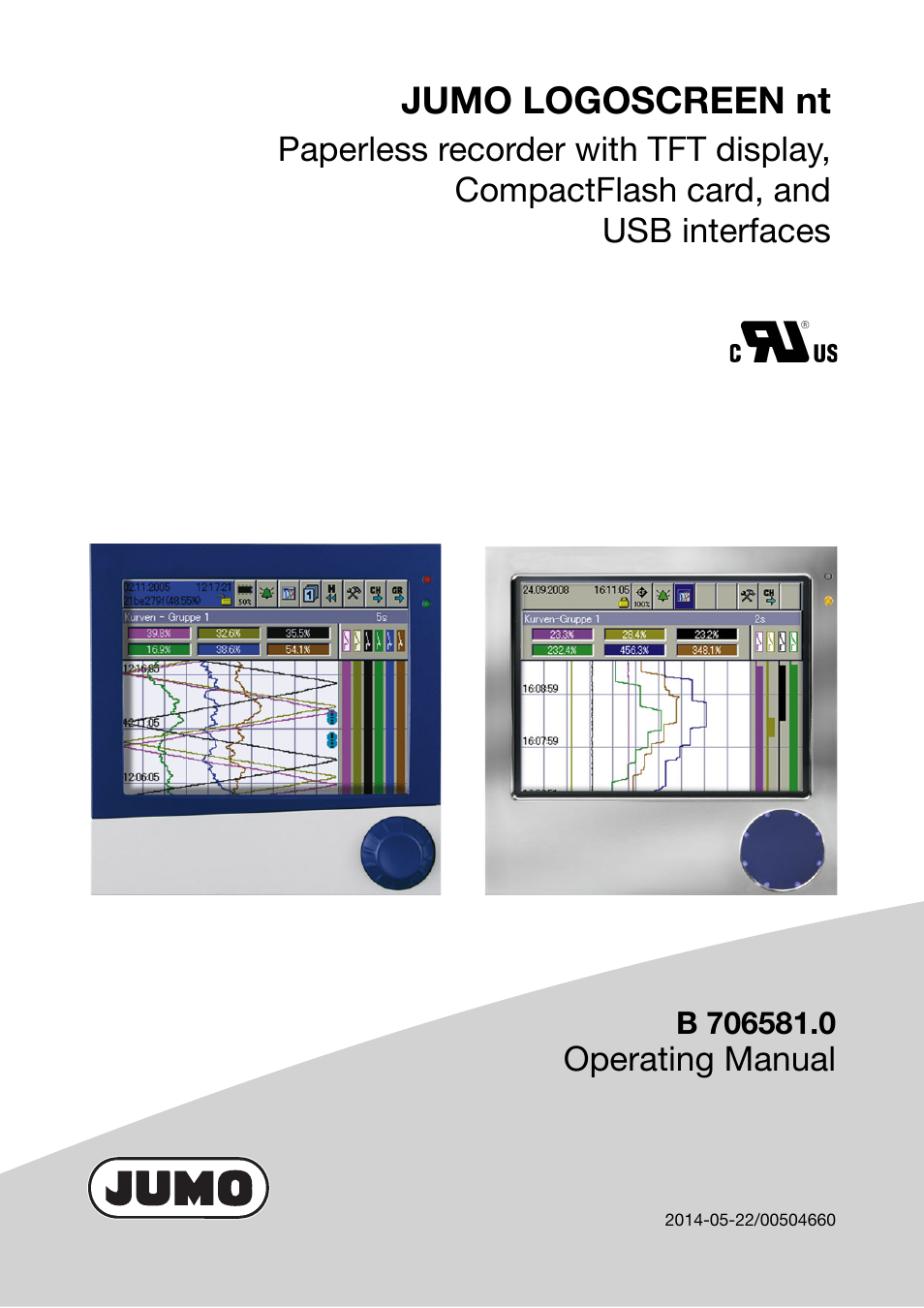 JUMO 706581 LOGOSCREEN nt Operating Manual User Manual | 224 pages