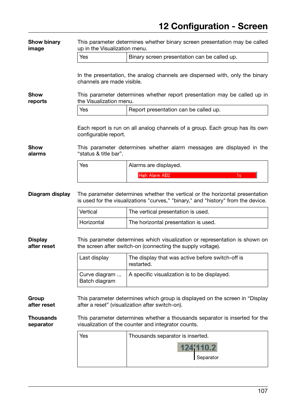 12 configuration - screen | JUMO 706581 LOGOSCREEN nt Operating Manual User Manual | Page 107 / 224