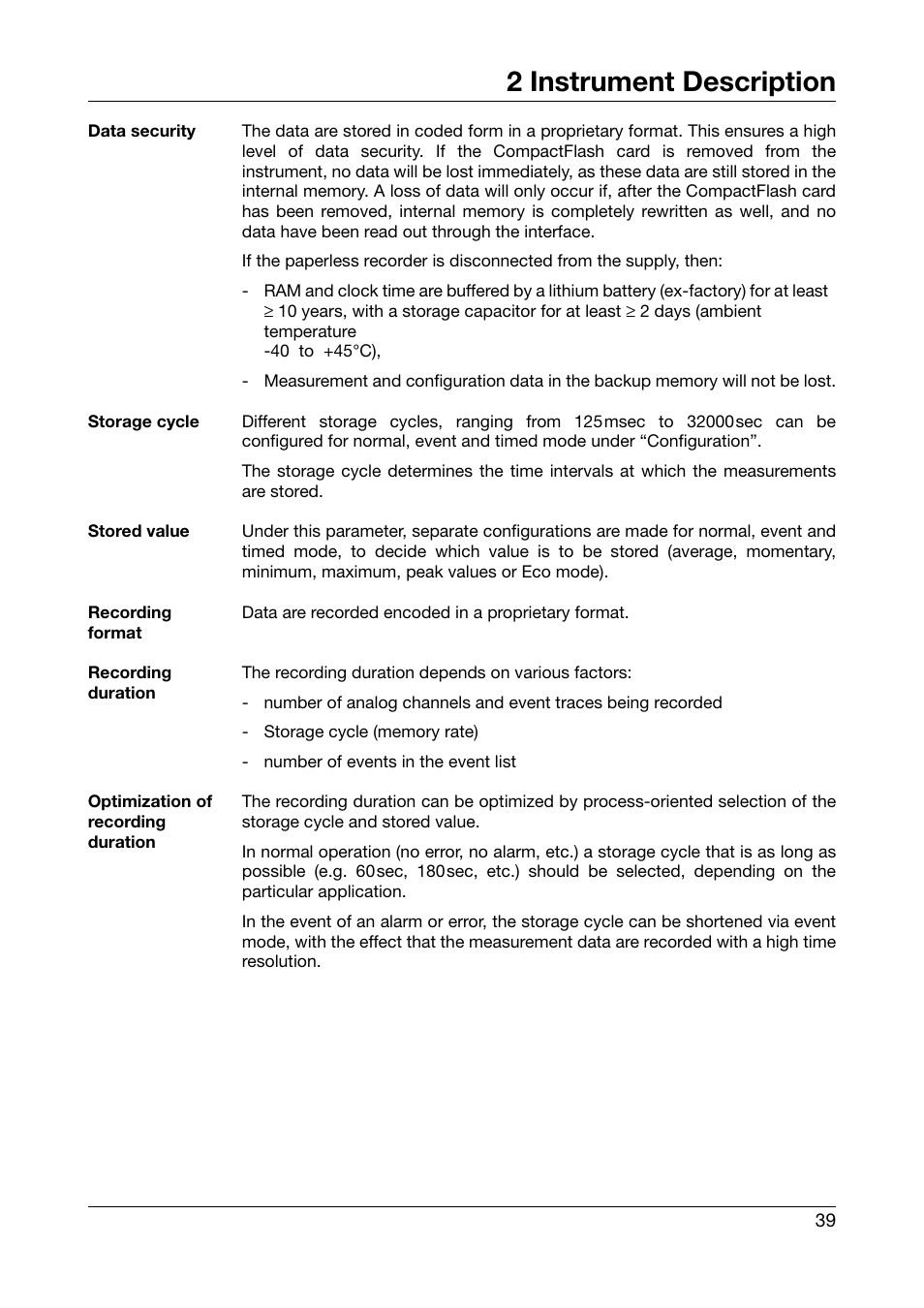 2 instrument description | JUMO 706581 LOGOSCREEN nt Operating Manual User Manual | Page 39 / 224