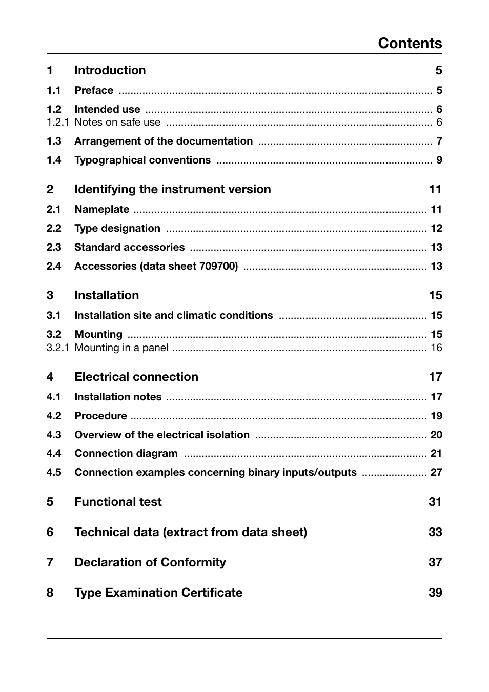 JUMO 706581 LOGOSCREEN nt stainless steel front Installation Instructions User Manual | Page 3 / 48