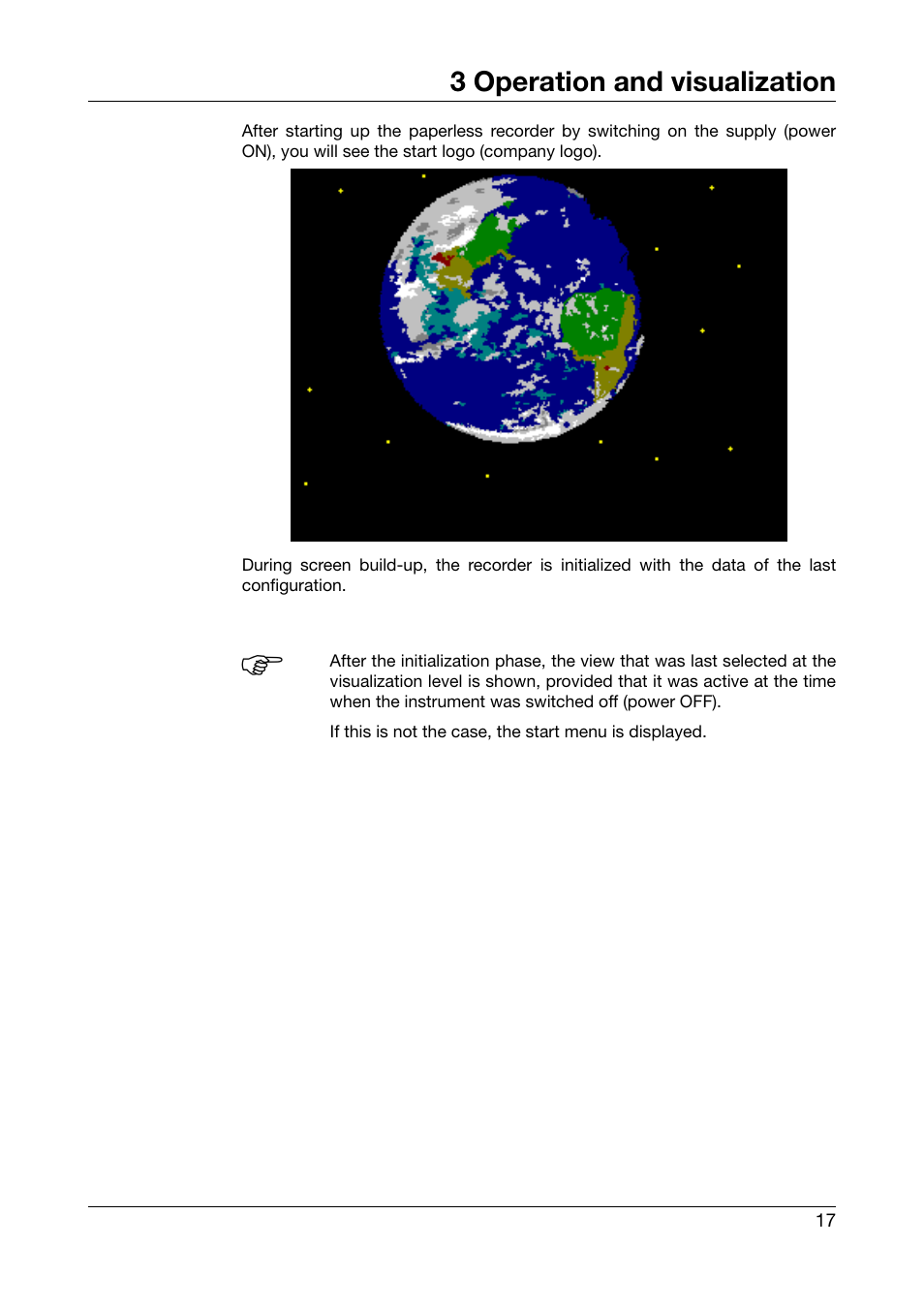 3 operation and visualization, Operation and visualization | JUMO 706560 LOGOSCREEN es Operating Instructions User Manual | Page 17 / 64