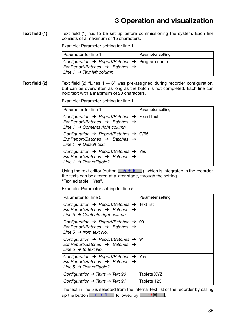 3 operation and visualization | JUMO 706560 LOGOSCREEN es Operating Instructions User Manual | Page 35 / 64