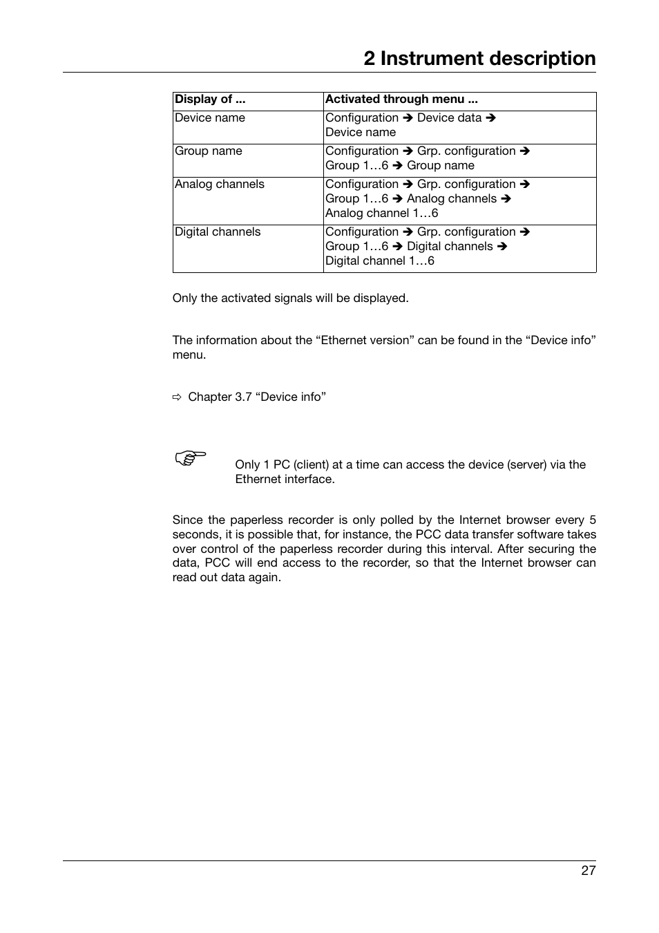 2 instrument description | JUMO 706560 LOGOSCREEN es Operating Manual User Manual | Page 27 / 128