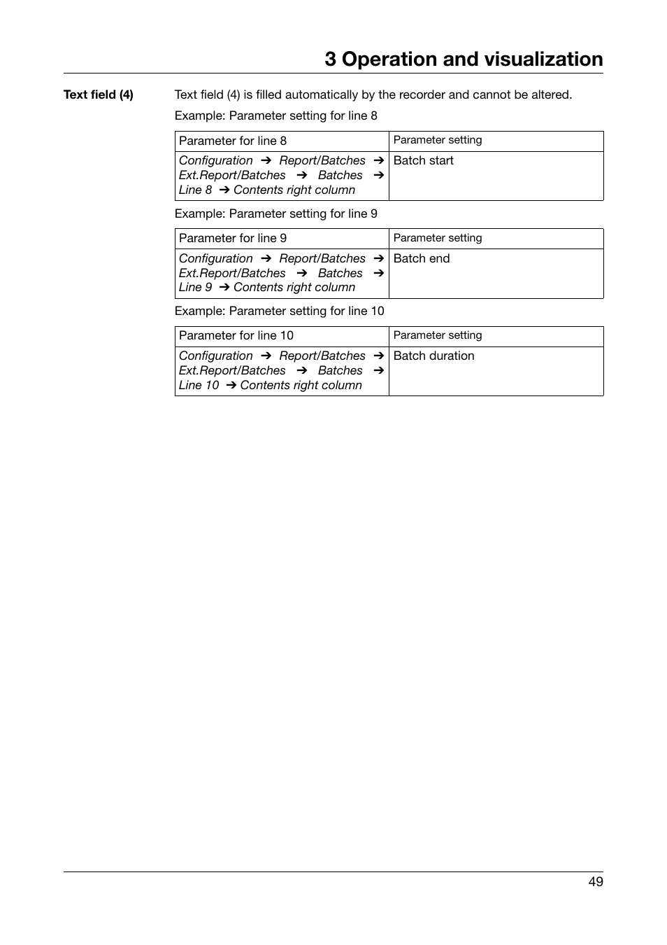 3 operation and visualization | JUMO 706560 LOGOSCREEN es Operating Manual User Manual | Page 49 / 128
