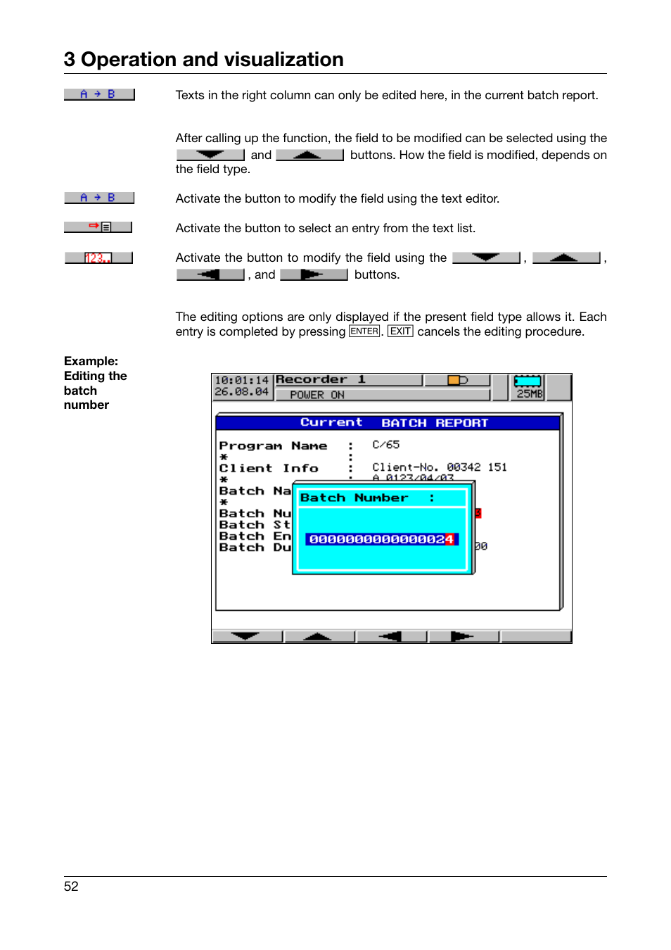 3 operation and visualization | JUMO 706560 LOGOSCREEN es Operating Manual User Manual | Page 52 / 128