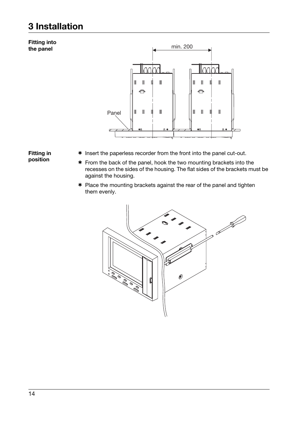 3 installation | JUMO 706560 LOGOSCREEN es Installation Instructions User Manual | Page 14 / 32