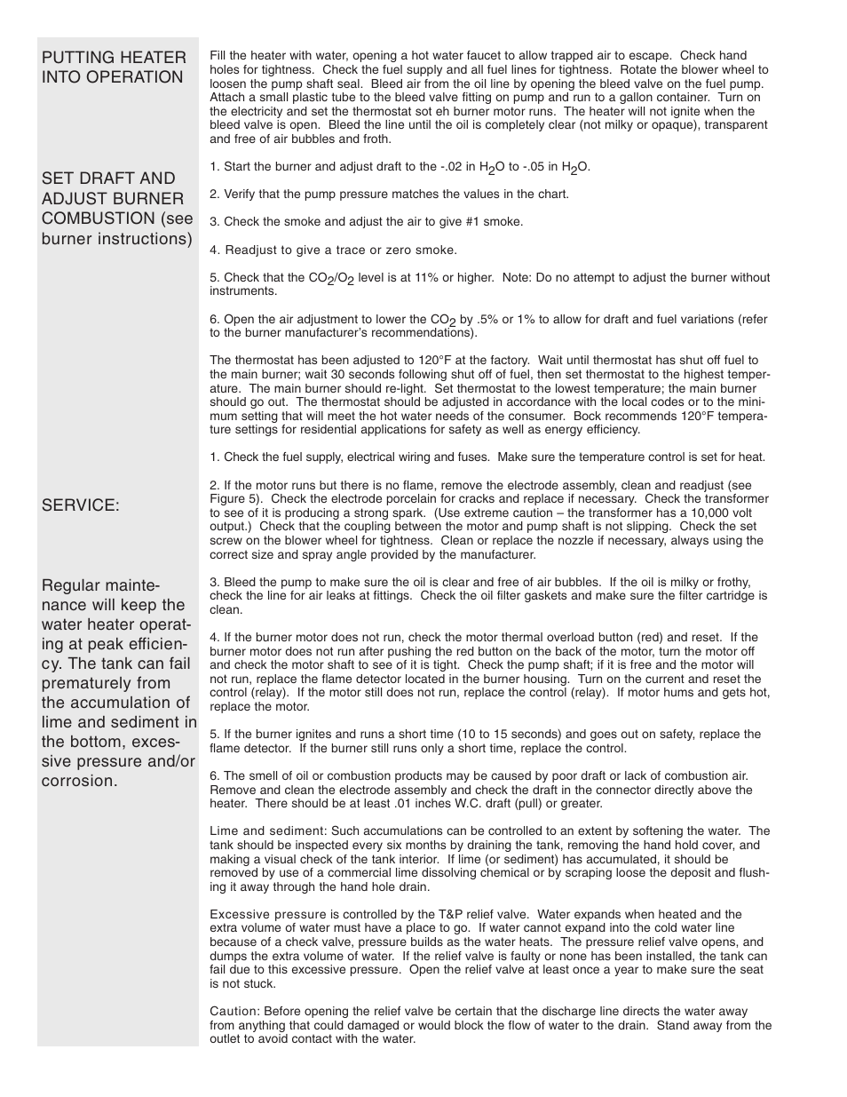 Bock Water heaters 150 User Manual | Page 6 / 8