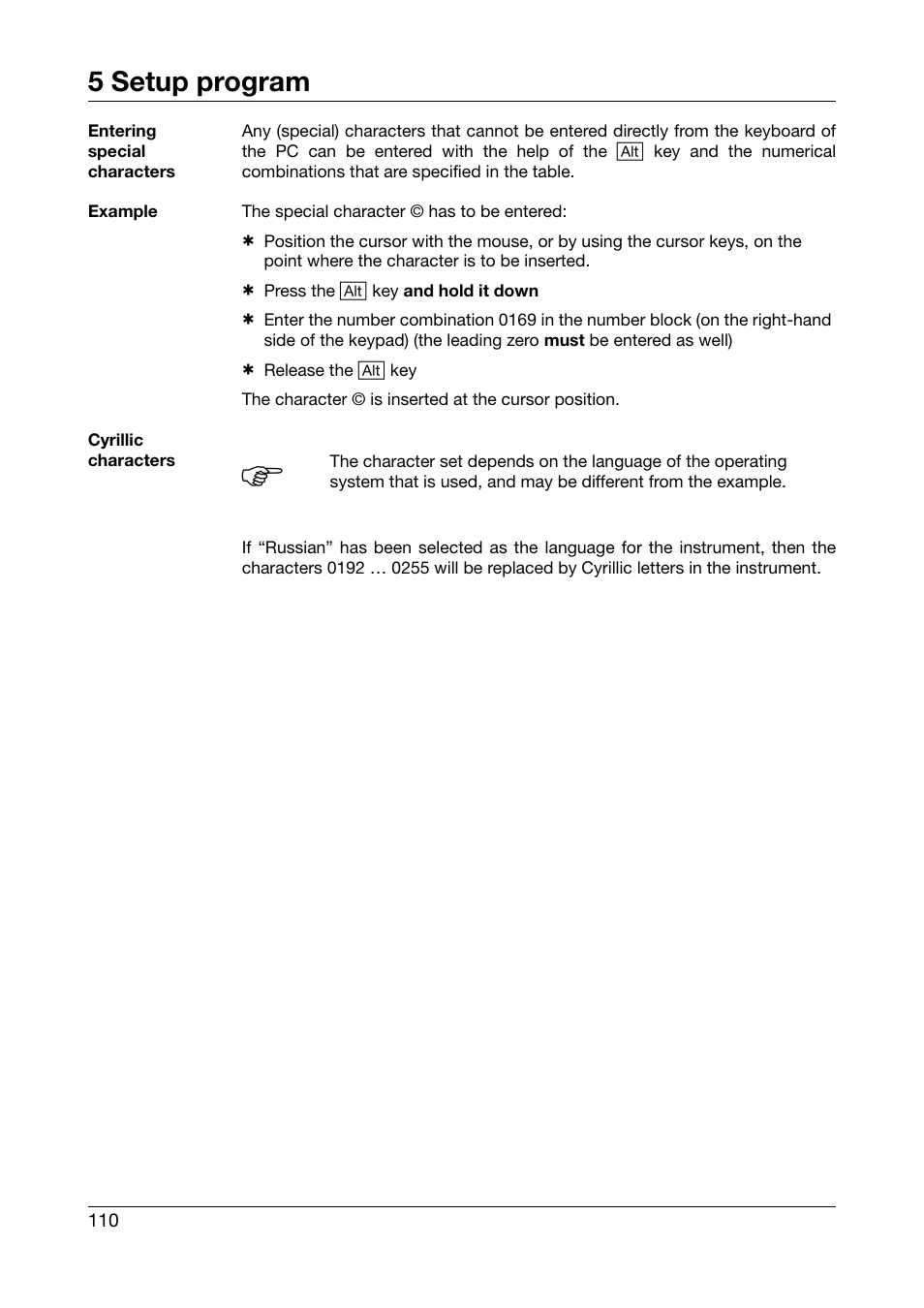 5 setup program | JUMO 706510 LOGOSCREEN 500 cf Operating Manual User Manual | Page 110 / 140