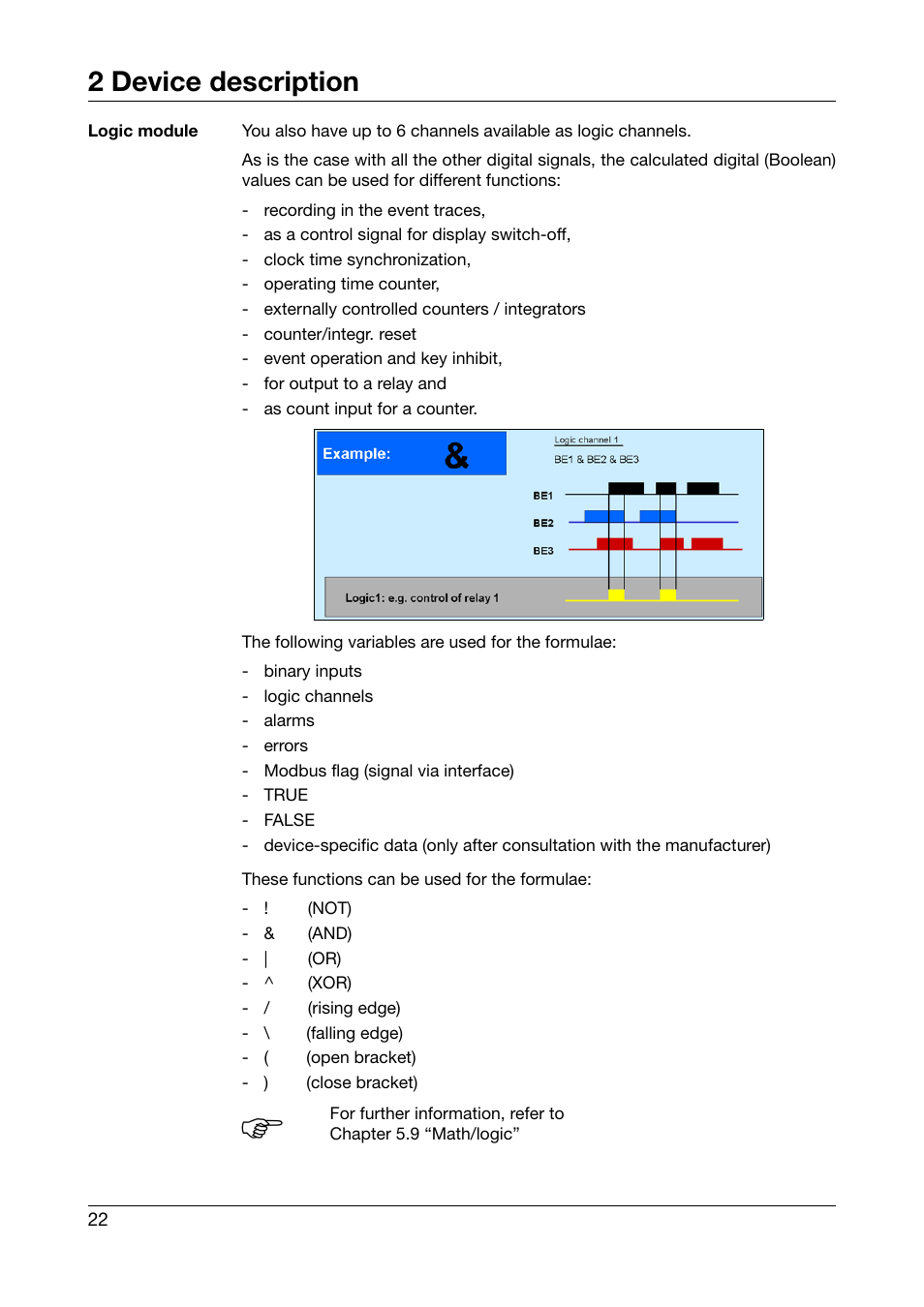 2 device description | JUMO 706510 LOGOSCREEN 500 cf Operating Manual User Manual | Page 22 / 140