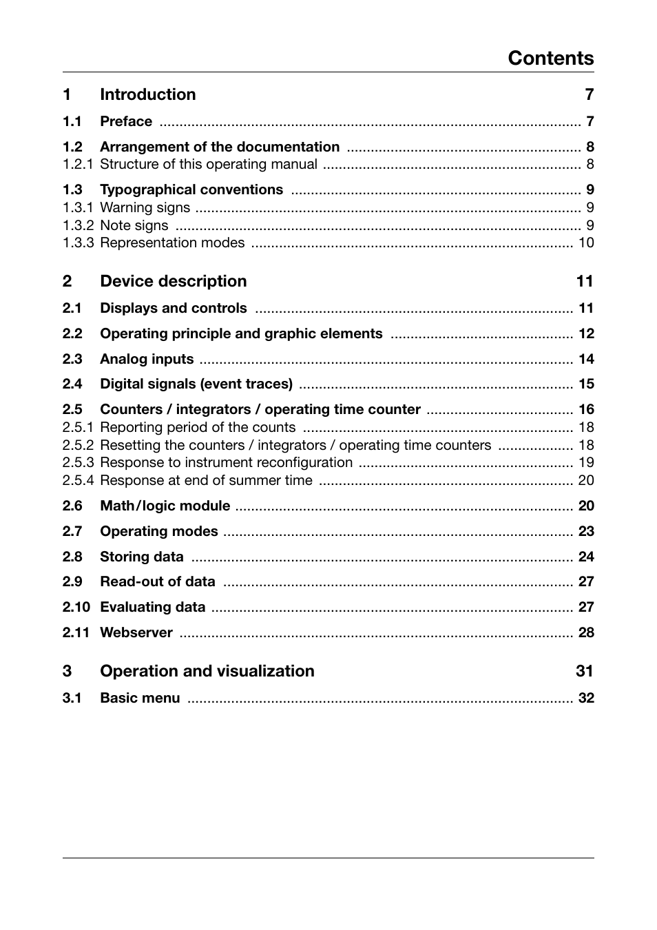JUMO 706510 LOGOSCREEN 500 cf Operating Manual User Manual | Page 3 / 140