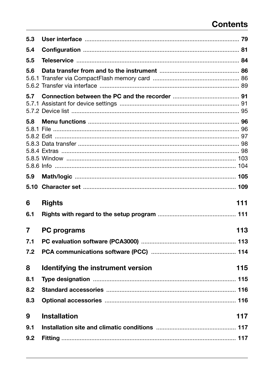 JUMO 706510 LOGOSCREEN 500 cf Operating Manual User Manual | Page 5 / 140