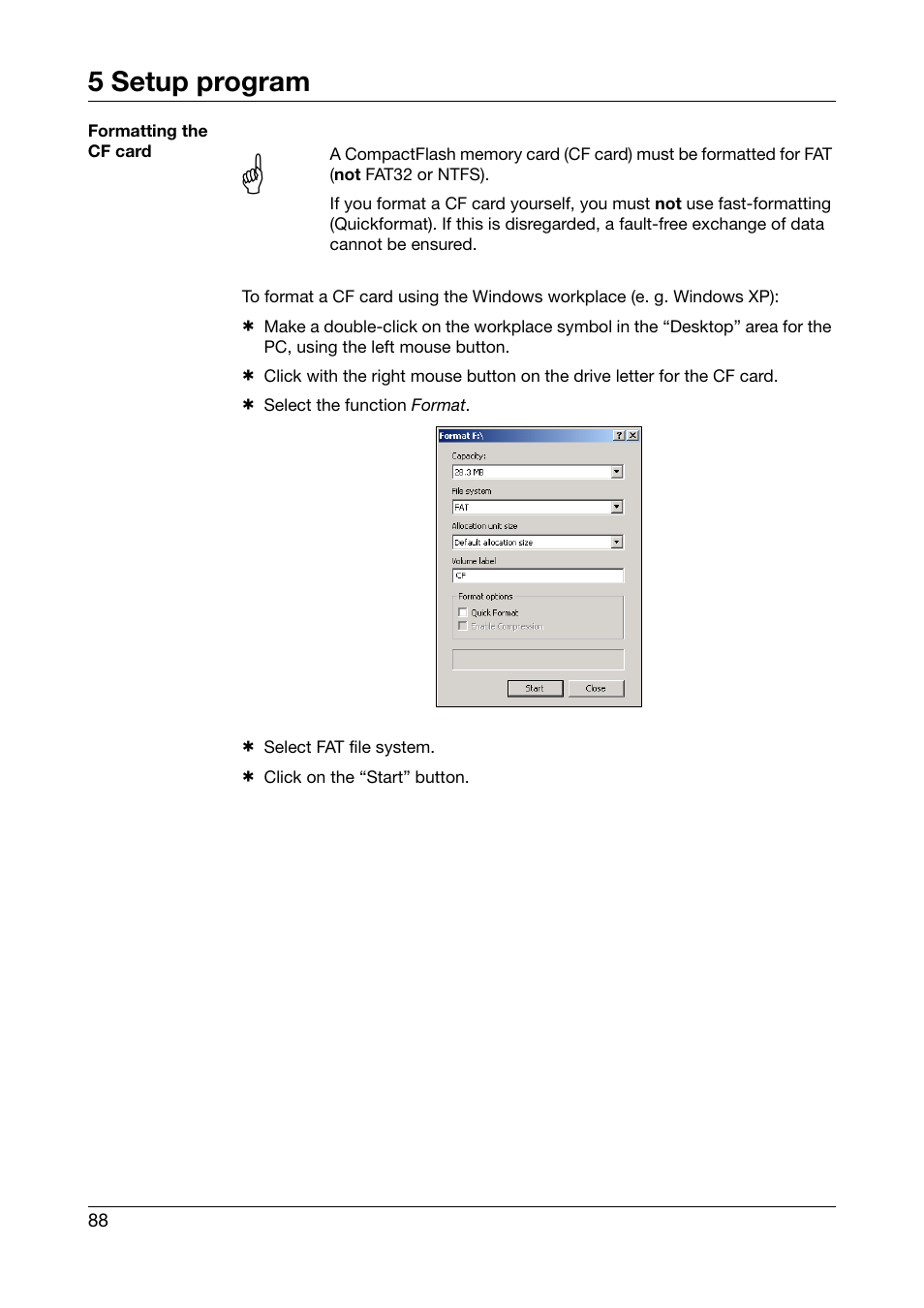 5 setup program | JUMO 706510 LOGOSCREEN 500 cf Operating Manual User Manual | Page 88 / 140