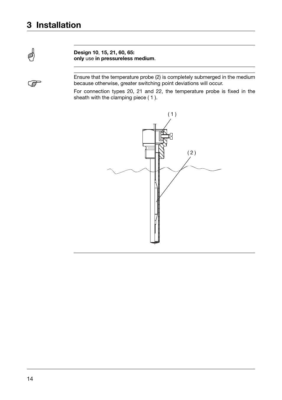 JUMO 60.2026 Panel-mounting thermostat, EM Operating Manual User Manual | Page 14 / 24