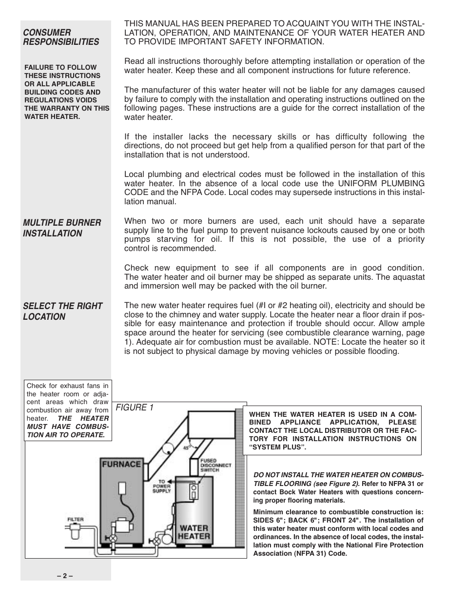 Bock Water heaters 32E User Manual | Page 2 / 12